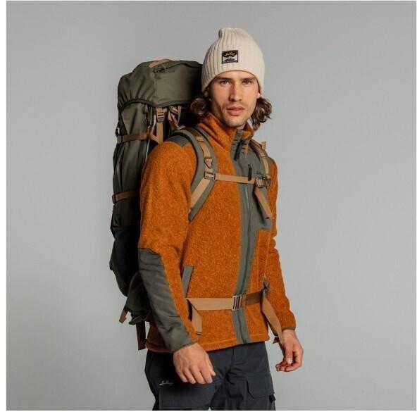 Куртка Lundhags Saruk Wool Pile Mid Full Zip из древесного угля