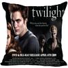 Die Twilight Saga Biss zum Morgengrauen Kissenbezug Schlafzimmer Haus Dekorativ Geschenk Kissenhülle Quadratisch Reißverschluss Kissenbezüge Satin Weich