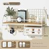 Lochfreies Lagerregal zur Wandmontage: Schlafsaal & Schlafzimmer Organizer Regal