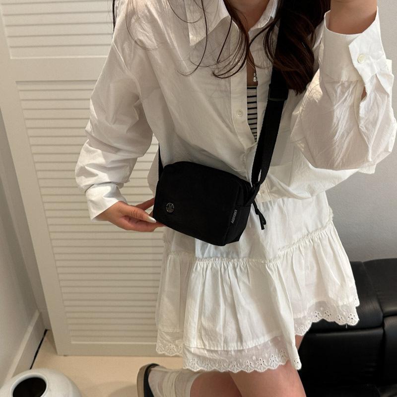 

Messenger Bag Women s Lightweight Commuter Small Shoulder Bag Tooling Shoulder Bag Simple Solid Color Sports Waist Bag Casual Chest Bag