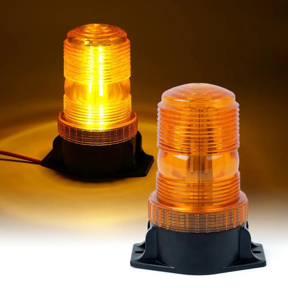 12 24V 48v 60 80v Lampeggiante Stroboscopico Luminoso 30 LED da Tetto Luce di Emergenza per Carrelli Elevatori ambra blu rosso