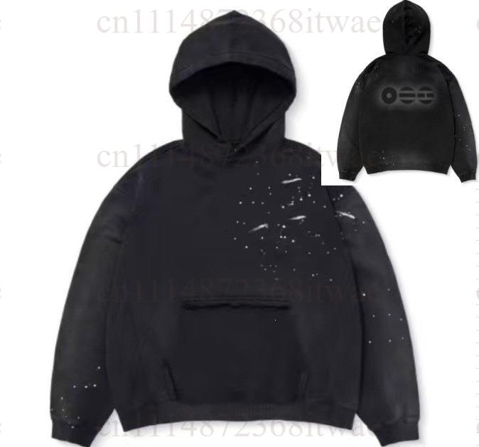 Brick Red Unisex Pullover Hooded Sweatshirt 2026 ARIRANG Letter Embroidery Beaded Drawstring Front Pocket Loose Fit Hoodie