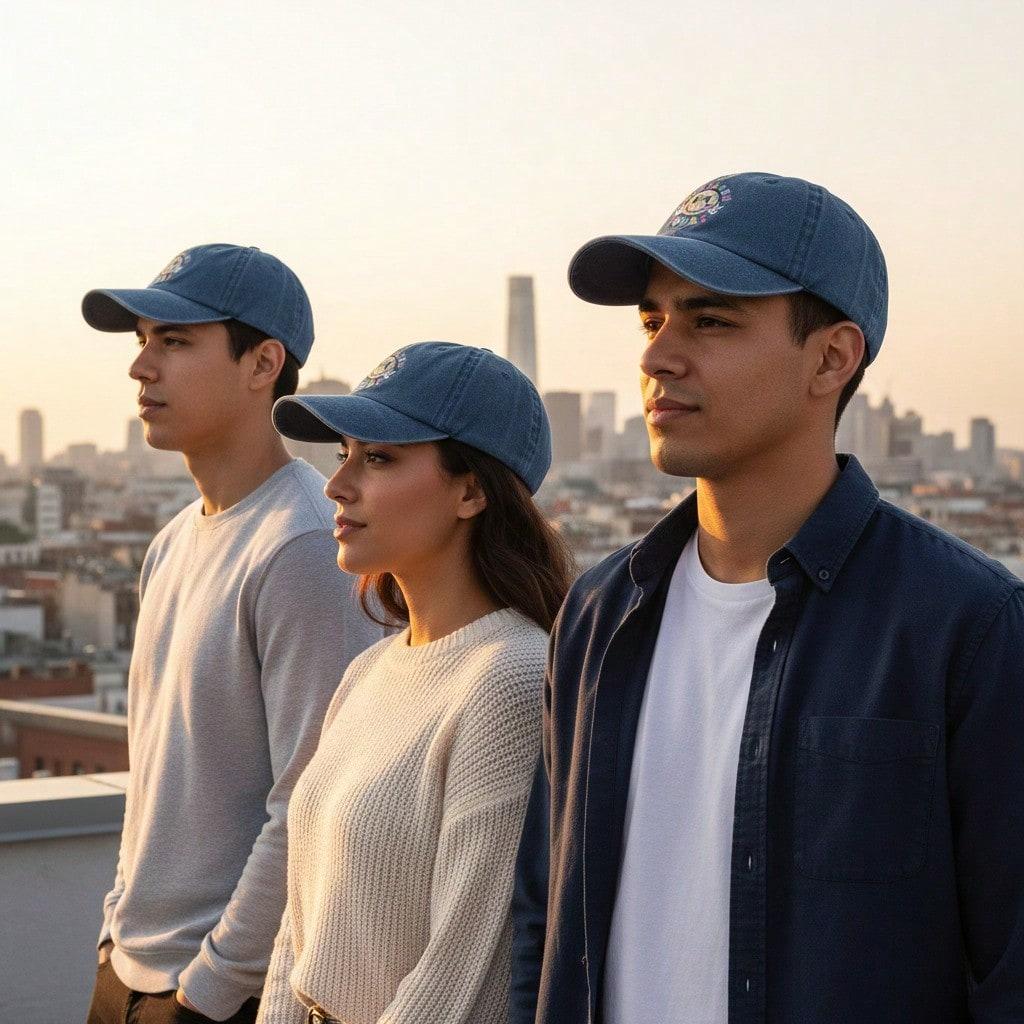 [Retro Baseball Cap] Let's Learn Today Print Unisex Adjustable Polyester Soft Fabric Casual Daily Wear Baseball Hat -  Teacher Gift