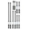 10PCS D2 50100mm Magnetic Screwdriver Head Set for Enhanced Grip and Durability In Home Repairs and Automotive Work