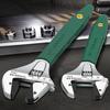 Adjustable Universal Wrench - Carbon Steel Electroplated with Durable Plastic Handle (Durable, High-Strength Hand Tool for Car)