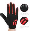 1 Pair Outdoor Unisex Cycling Gloves Breathable Touch Screen Nylon Mountain Bike Gloves