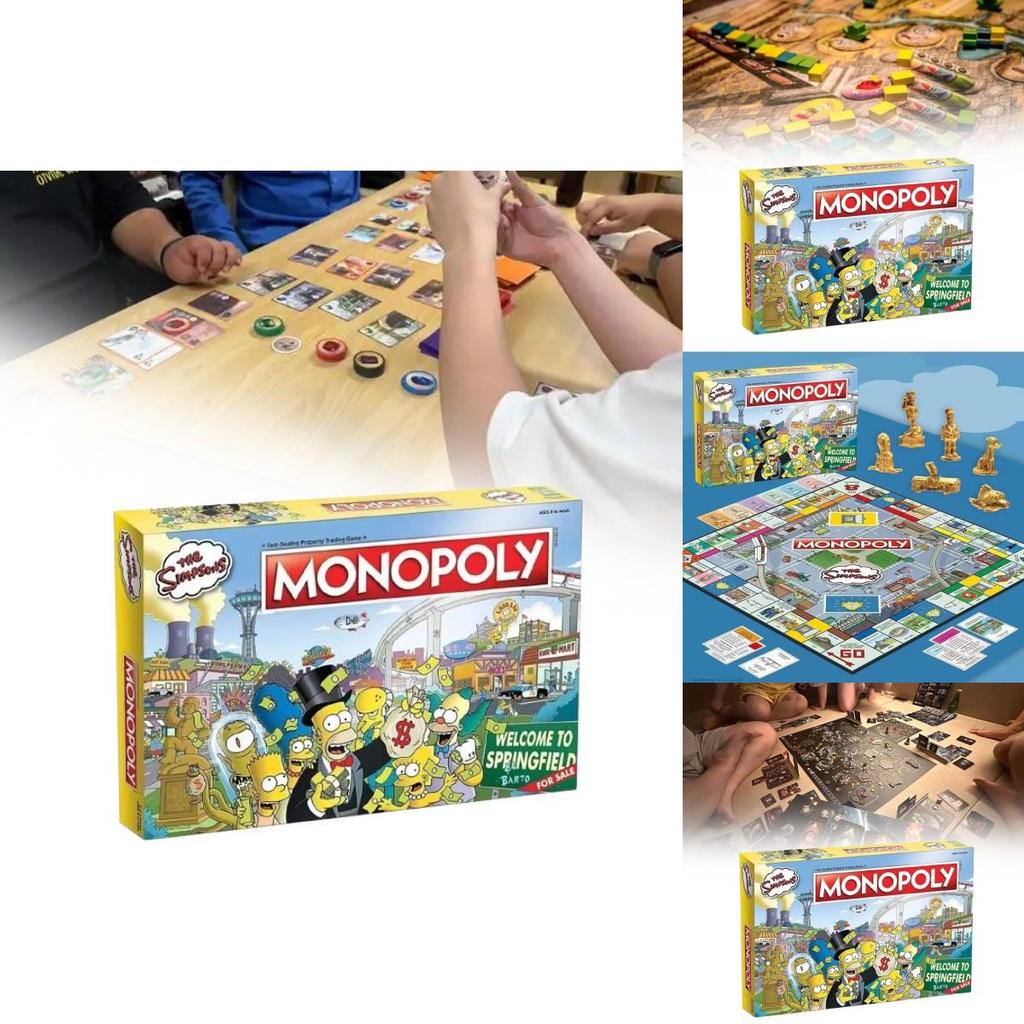 The Simpsons Monopoly Collector's Edition Board Game Fun Family Game Night Experience