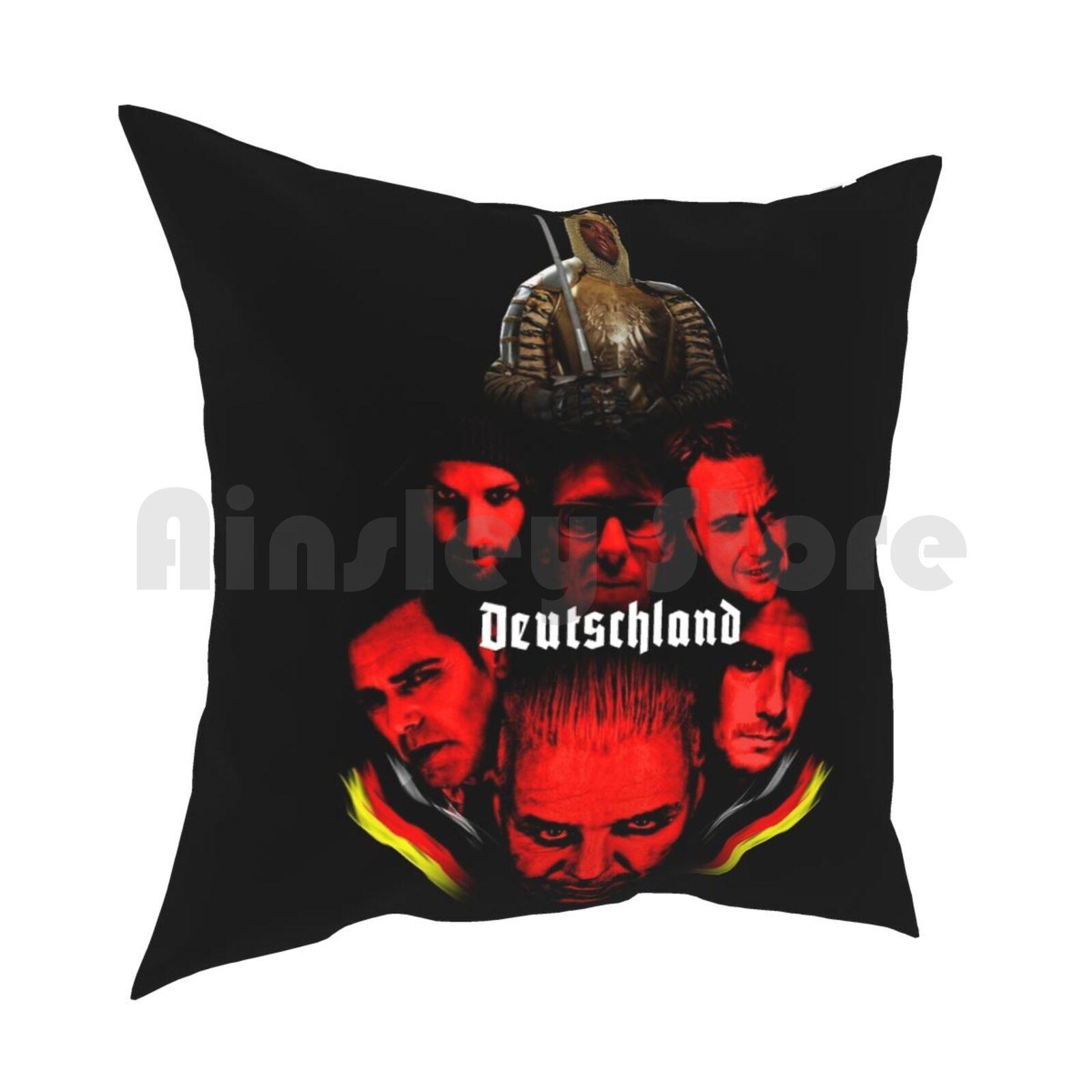 Deutschland Pillow Case Printed Home Soft DIY Pillow Cover Deutschland Lyrics Deutschland Translation Deutschland Video 30x30cm 12x12in