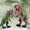 Brinquedos de Dinossauro com Controle Remoto, Tiranossauro Rex Simulador Dino World Jogo Modelo de Dinossauro Elétrico Robô Caminhante Eletrônico presentes