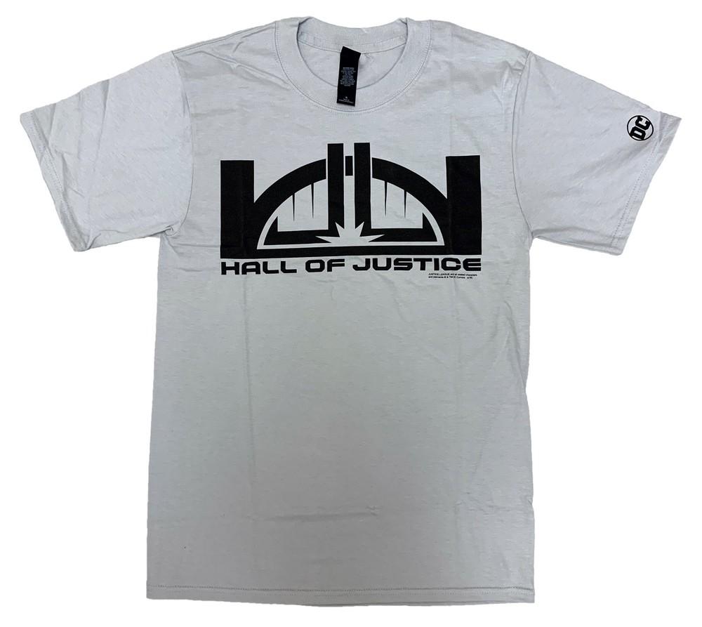 

Лига Справедливости Зал Справедливости Персонал DC Comics Премиальная Взрослая Футболка 4XL