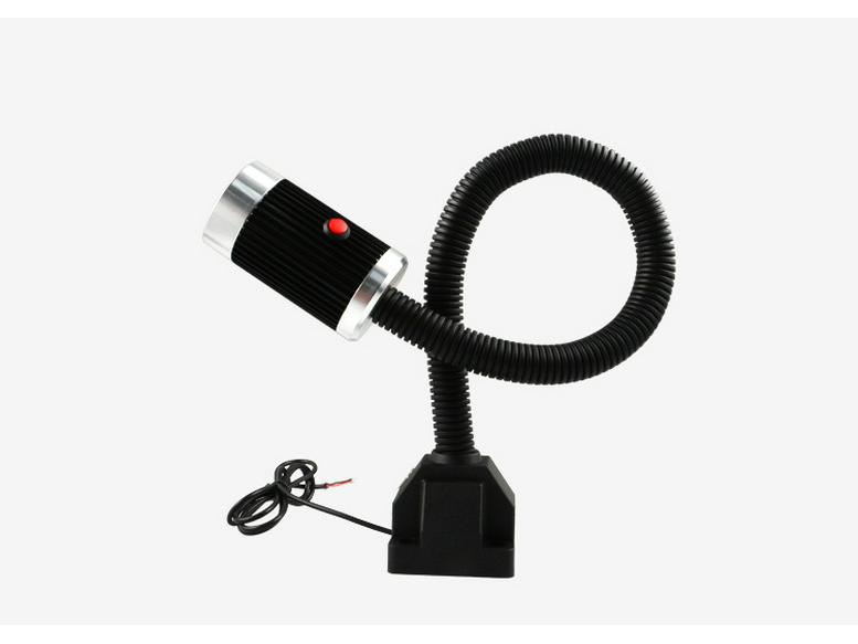 9W 24V LED Gooseneck CNC Lathe Milling Machine Lamp with Magnetic Base