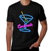 Cocktail T-Shirt Classic Basic Casual T-Shirt