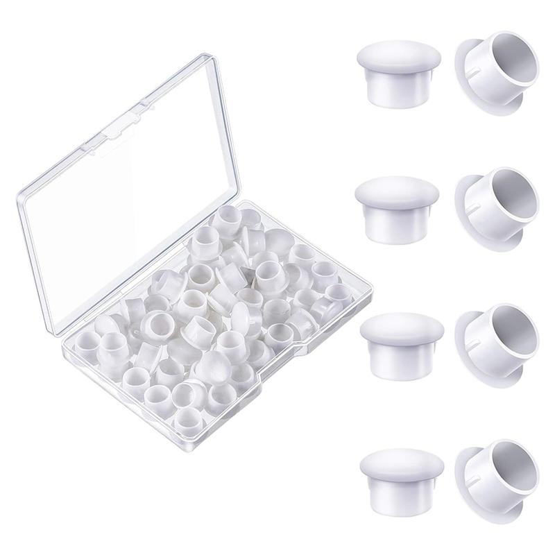 Good-150 Pieces 10Mm (3/8 Inch) Plastic Plugs For Hole Plugs Screw Hole Plugs For Door Screw Chair Cabinet Cupboard Shelf Durabl