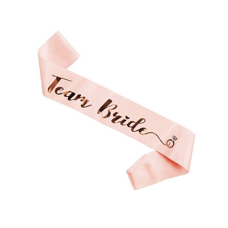 Team Bride Bachelorette Party Sashes