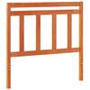 Headboard Wax Brown 100 Cm Solid Pine Wood