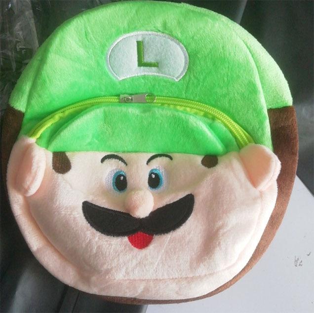 Cute Cartoon Plush Backpack for Toddlers - Double Shoulder, Kindergarten, Early Education, Doll Design