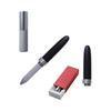 Deff Ballpoint Pen Premium Pen Jacket Extra Short Refill Case Set for Replacement Cores, Unisex, Gift, Oil-Based, Water-Based, Business, Jet Black