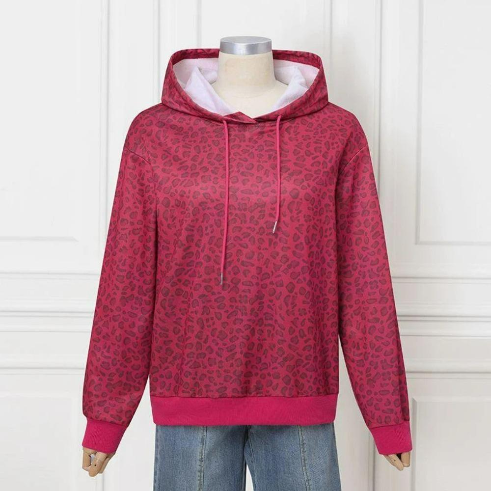 Fashion Sexy Leopard Print Hoodies Men Women Oversized Long Sleeve Pullover Casual Kids Hoodies Sweatshirt Clothing