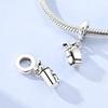 New Original Charm Beads Copper Perfume Bottle Blue Eye Plane Dangle Charms For Bracelet Women Girl Fine Diy Jewelry Gift