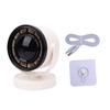 Desk Air Circulator Fan Beige Rechargeable 360 Degrees  Horizontal Rotation 320 Degrees  Vertical Tilt Low Noise