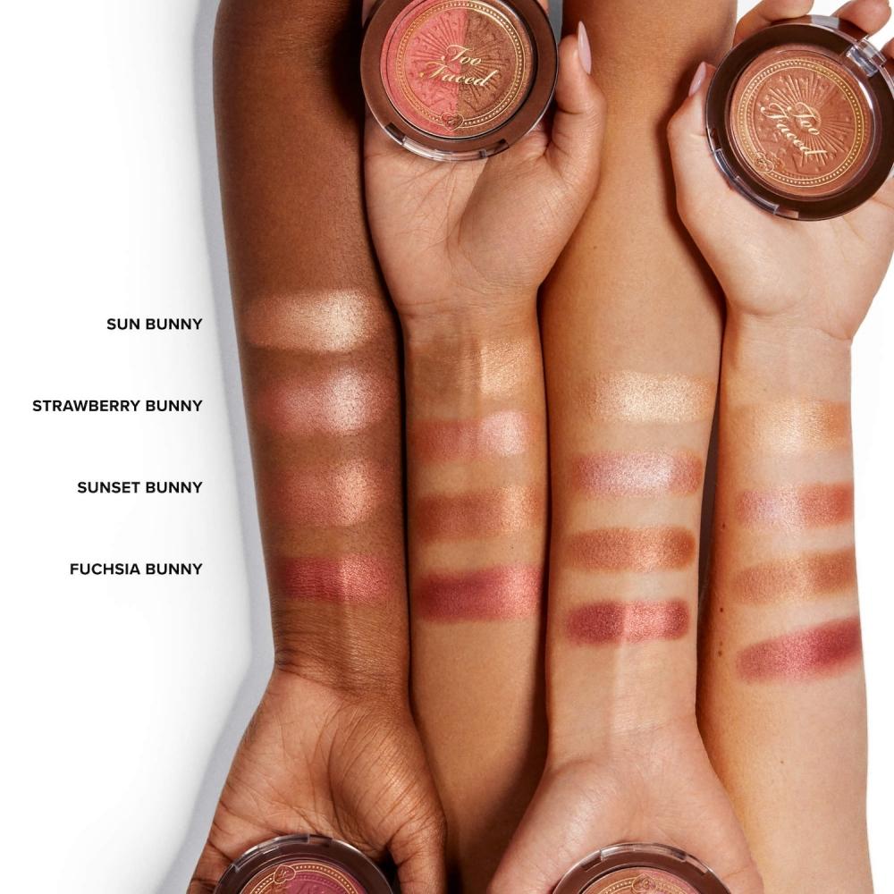 Too Faced Sun Bunny Luminous BlushinG Bronzer 0.28 Oz 8 G Sunset Bunny Luminous