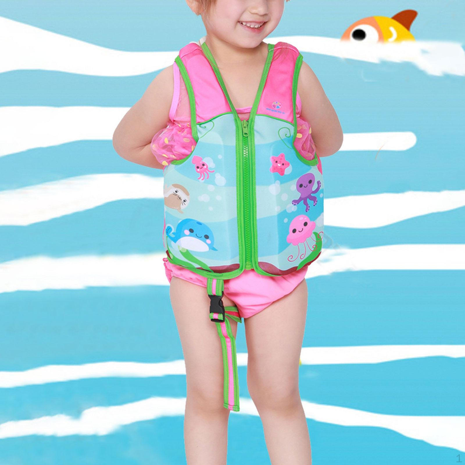 

Kids Swim Vest Polyester Buoyancy Swimwear for Kayaking Water Sports Fishing L style A