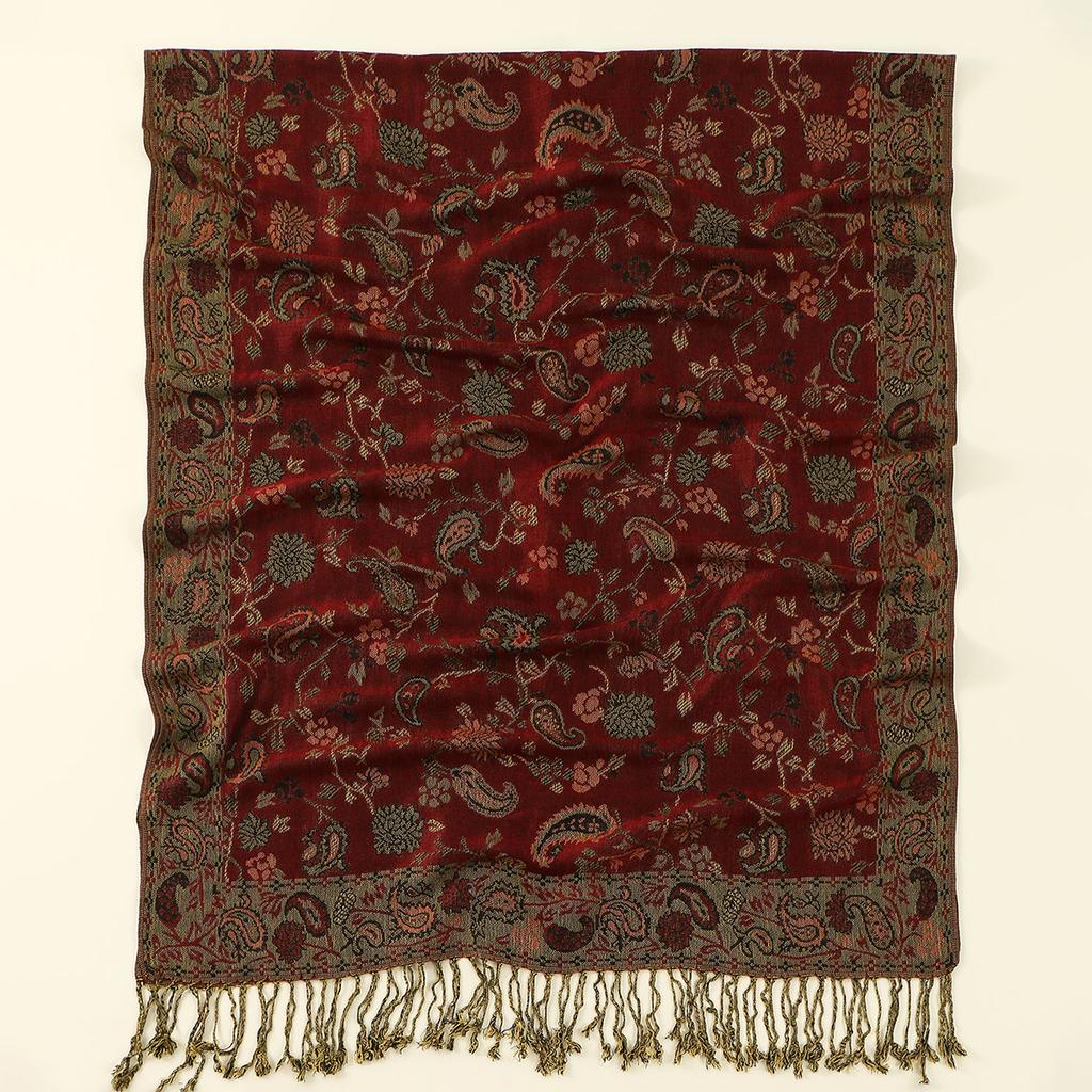 New  Cashmere Women Scarf Printed Winter Warm Shawl And Wraps Pashmina Bandana Long Jacquard Paisley Female Foulard