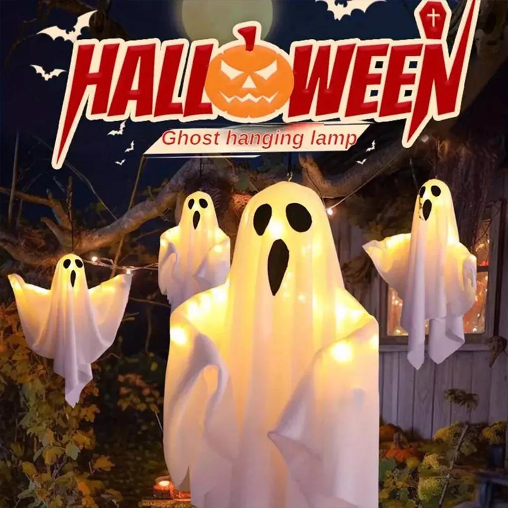 Halloween Decorative Lamp Soft Polyester-Taffeta LED Lights Three Lighting Modes Party Decoration