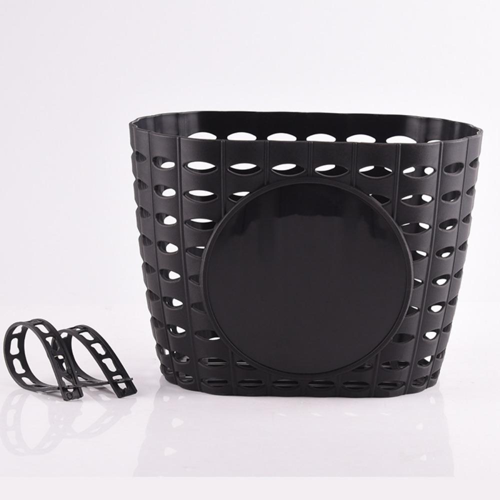 Multicolors Children Kids Basket Plastic Scooter Handlebar Basket Rear Cycling Accessories Black