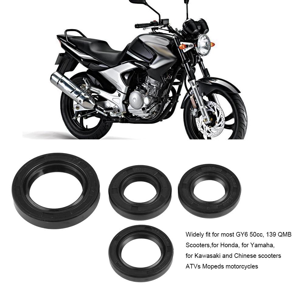 Buy 4 Pcs Engine Crankshaft Gear Crank Case Oil Seal for Most GY6 50cc