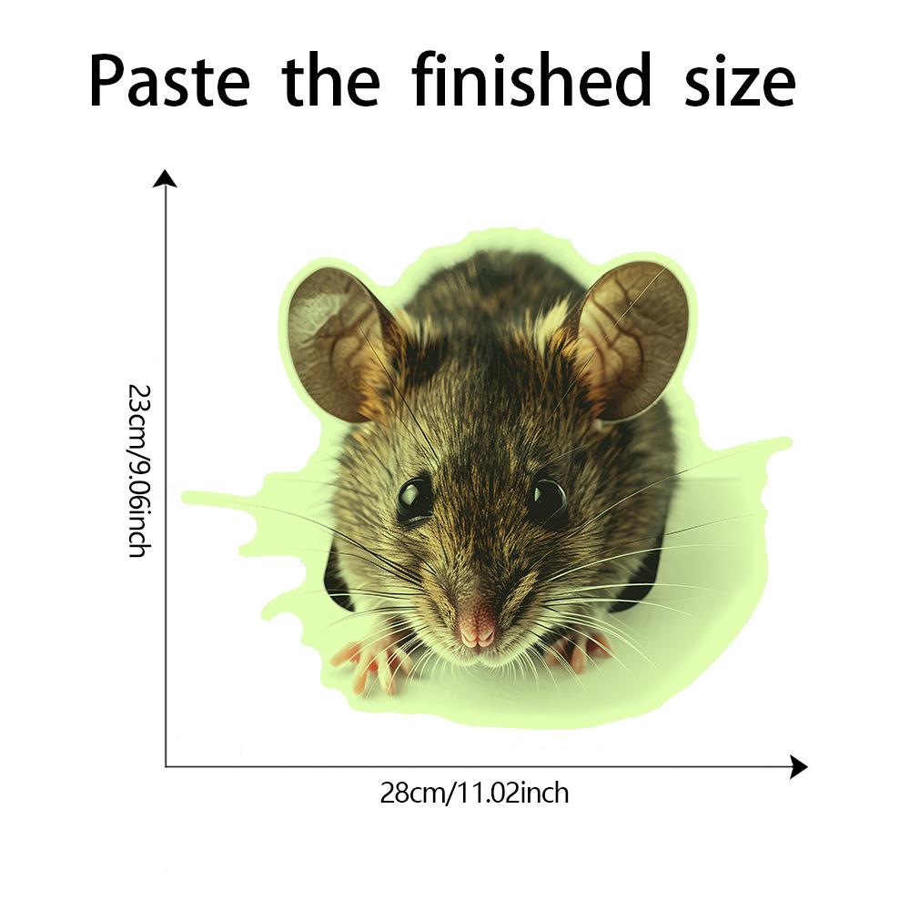 

Fun-yg008 Мультяшная светящаяся в темноте мышь для спальни, крыльца, переключатель с декоративными наклейками Beautify 25*30CM/fun-yg008