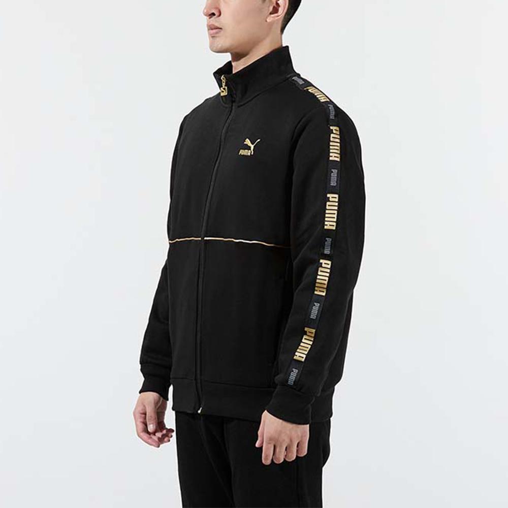 PUMA Jackets Men's Black Stand Collar Thickened Other (Unisex) Jackets 534750 01