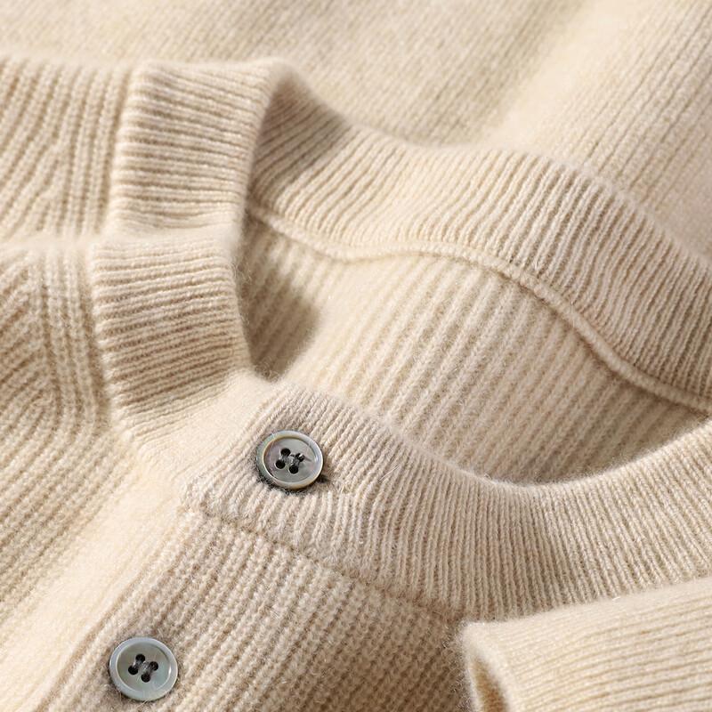 Antonio Men's Pure Cashmere Round Neck Sweater