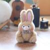 Keychain Rabbit Plush Bunny Pp Cotton Fill Valentines Day Gift Bag Decoration