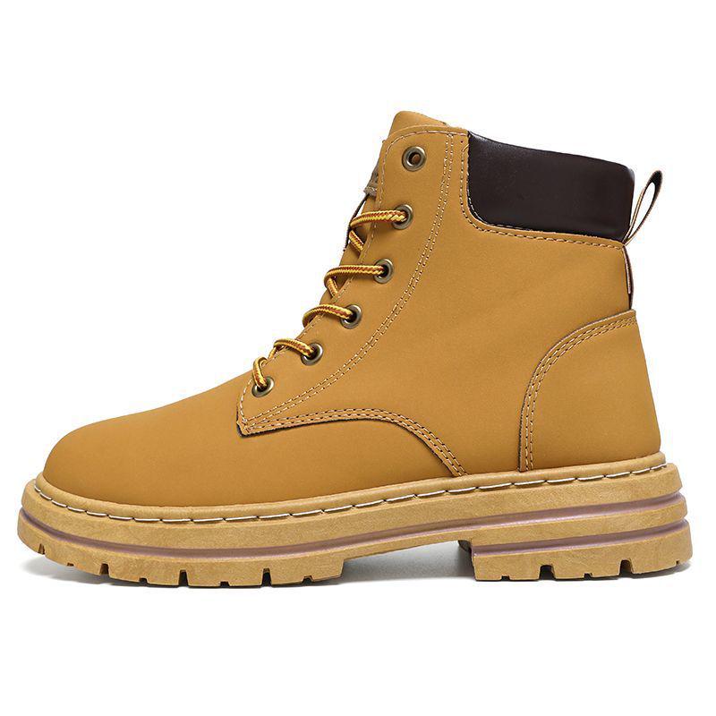 

Men s 2025 Winter High-Top Fleece-Lined Waterproof Snow Boots - Thick, Non-Slip, Cold-Proof Martin Boots for Outdoor Wear 41