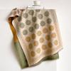 Ladies Double Sided Faux Cashmere Scarf Retro Floral Print Soft Warm Shawl With Fringe Stylish Outdoor Matching Accessory