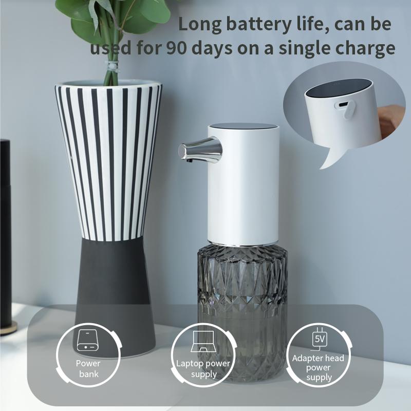 Ny Smart Gel Tvåldispenser Beröringsfri Automatisk Induktion Handtvättmaskin Tvättmedel Duschgel Schampo Hotell Hem Badrum