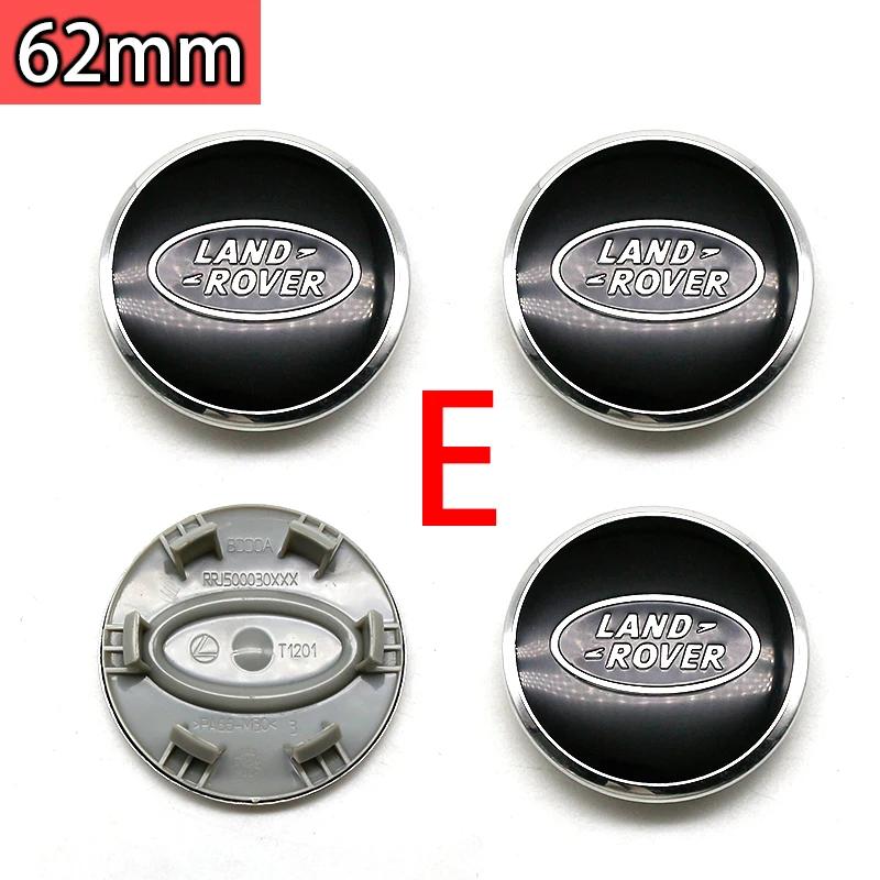 ABS 62mm Car Wheel Center Hub Caps Cove For Land Rover Range Rover Discovery 4 Freelander 2 Velar Defender L322 Evoque L405 SVR