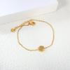 Light Luxury Zircon Bracelet Heart Oval Geometric Design Fashion Jewelry For Women
