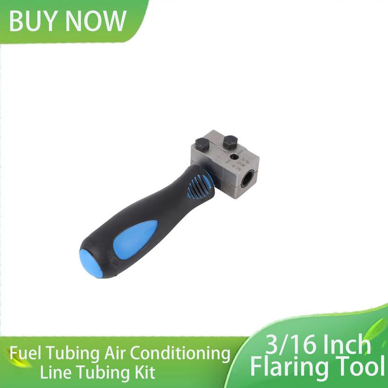 Brake Line Double Flaring Tool 3/16 Inch Handheld Pipe Expander for Fuel Tubing Air Conditioning Tube Fuel Line Tubing  Kit