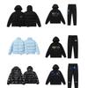 Trapstar Winter Geborduurd Met Capuchon Donsjack Letter Trainingspak Set Mannen Jongeren Streetwear