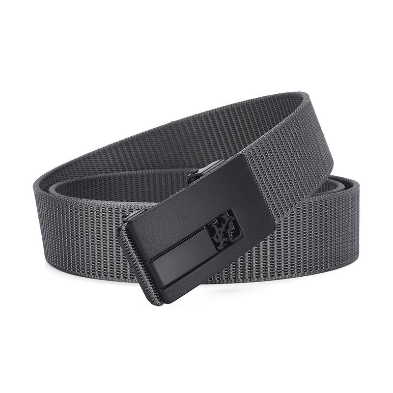 Zodiac Toothless Canvas Belt Simple Automatic Buckle Imitation Nylon Belt Casual Men'S Belt