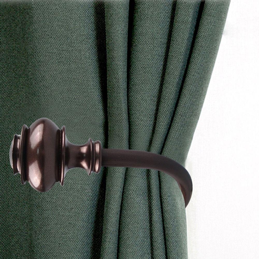 2Pcs Vintage Style Curtain Hanging Hook U-Shaped Drapery Tie Backs Curtain Holdbacks  Living Room