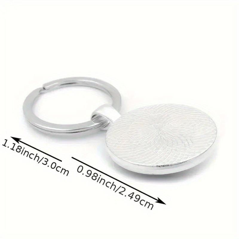 Religiöser Mutter Muster Glas Schlüsselanhänger Anhänger Mit Stilvollem Finish Für Sammler Und Accessoires