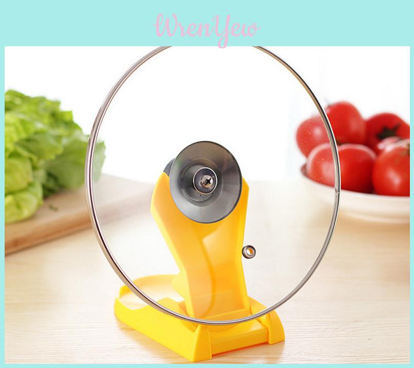 Premium Plastic Kitchen Pan Pot Lid Holder With Timeless Classic Design And Versatility