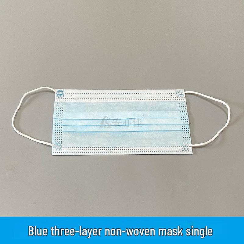 Triple-Layer Non-Woven Disposable ES Mask for Clean Rooms