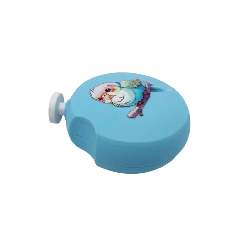Safe Low Noise Electric Parrot Nail Trimmer Round with 6 Grinding Heads Bird Nail Cutter Mini Nail Trimming Tool Bird Paw