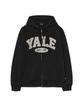 Yale Two-Tone Arch Zip-Up Hoodie_Black