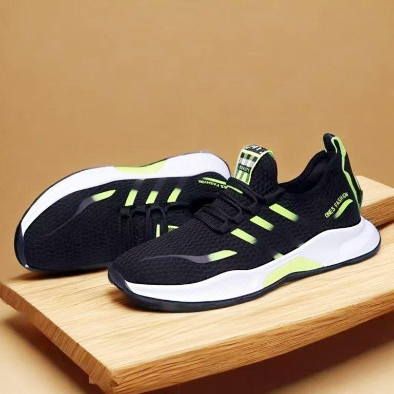 Spring, summer and autumn new men's sports mesh shoes breathable casual shoes youth casual cloth shoes