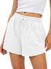 Grenzüberschreitende unabhängige Station Amazon Mode Damen Sportshorts lässig locker Sommer mittlere und hohe Taille einfarbige Shorts Damen